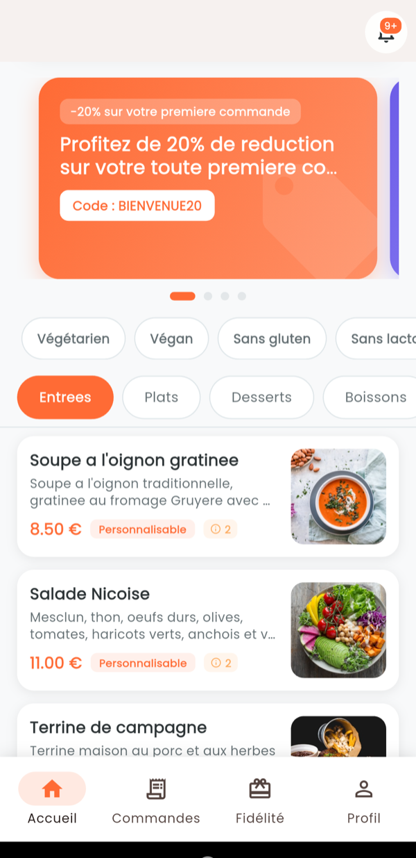 La carte en photos